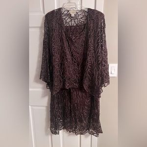 Soulmates- Signature Crochet Three Pieces Evening Gown size 2X